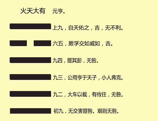 火天大有_火天大有感情結果_火天大有變雷天大壯感情