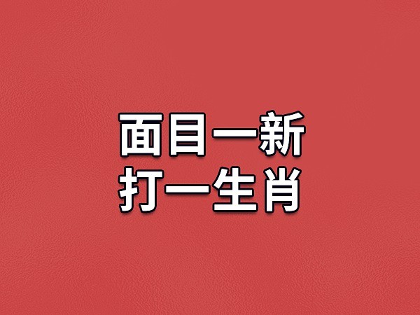 面目一新打一生肖:生肖羊/生肖龍/生肖雞