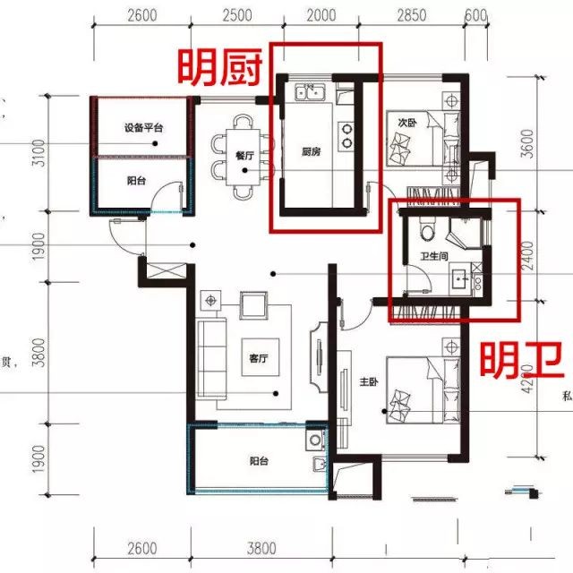 風水最好的三房戶型圖_戶型房子風水_戶型風水圖解分析