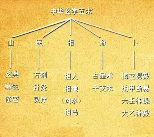 道家玄學“五術”分別指的是什麼，其影響為何如此之大？