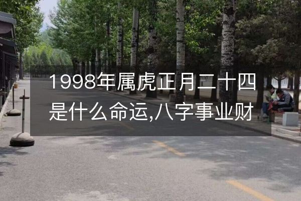 1998年屬虎正月二十四是什麼命運,八字事業財運、感情婚姻