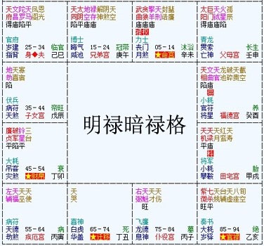 紫微鬥數富貴格局——紫府朝垣格