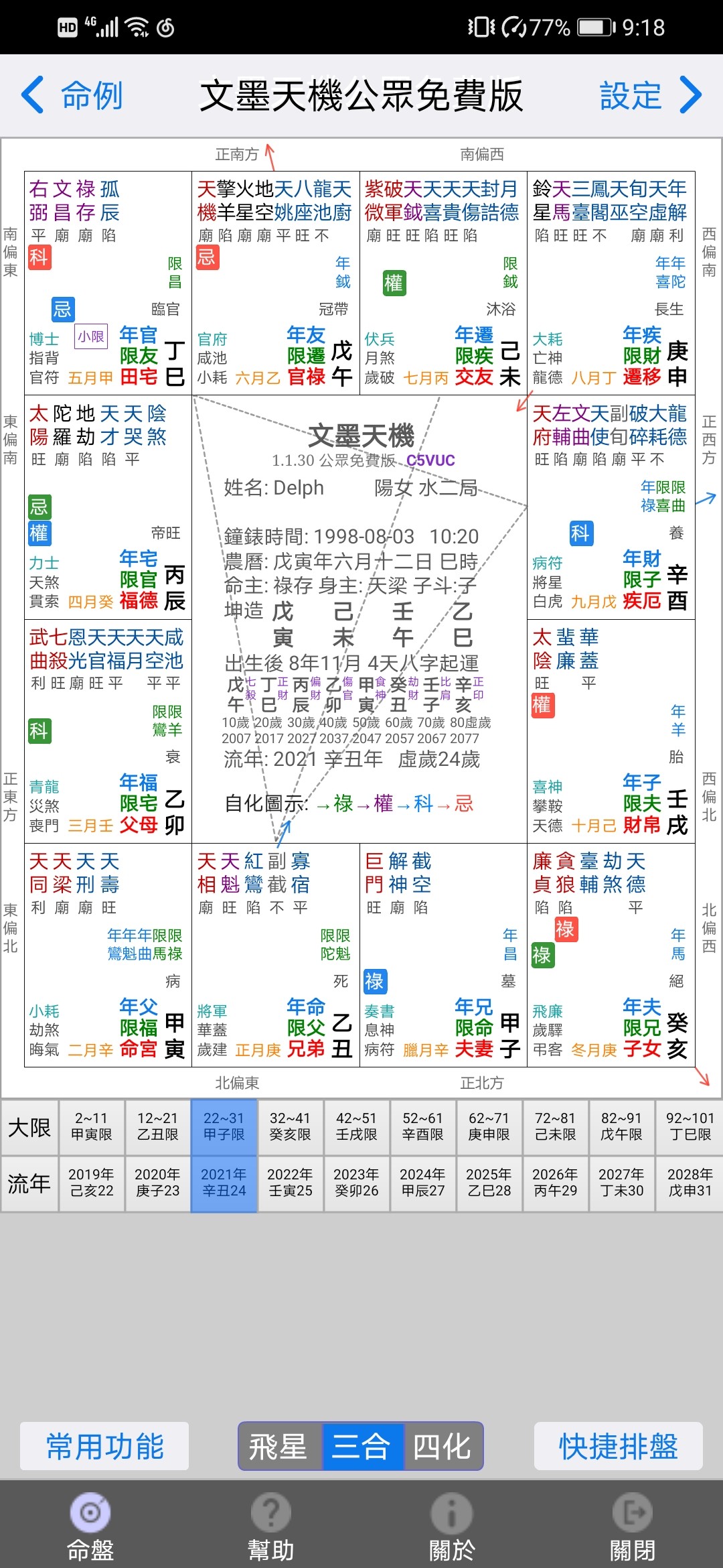 財帛交關正發財_命宮化祿入財帛_財帛宮