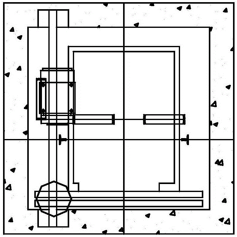 無機房電梯擱機梁安裝結構的制作方法